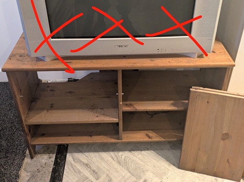 Free large tv - large, (crt)